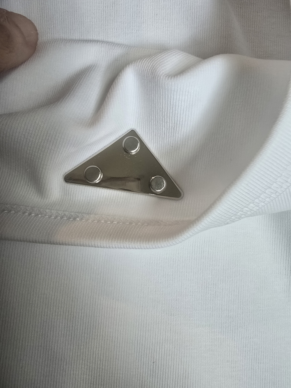 Prada White Rib Tank Top - Picture 4 of 11